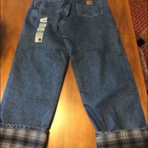 Men’s Flannel Lined Carhartt Jeans